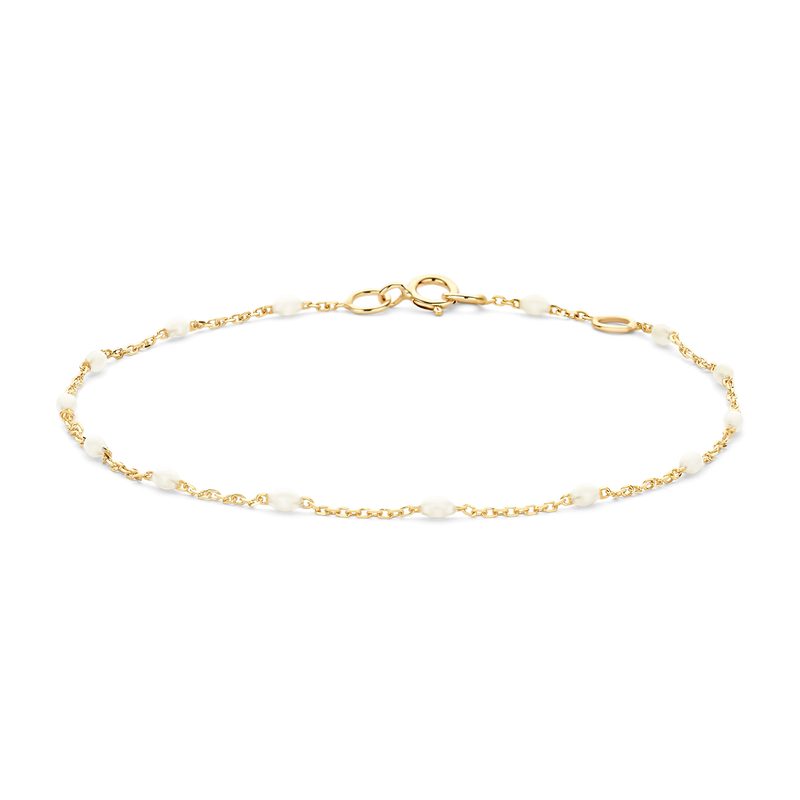 Blush Armband 2226YRM - Geel Goud (14k) met Resin …
