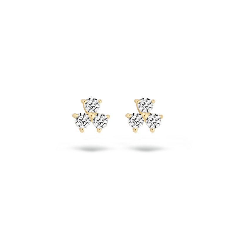Blush Oorknoppen 7197YZI - Geel Goud (14k) met Zir …