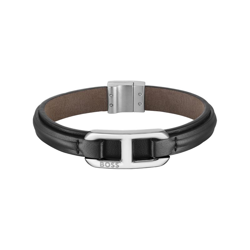 Boss Hugo Heren Armband Leer HBJ1580783M 19cm
