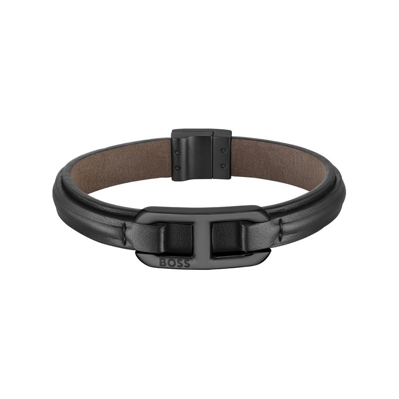Boss Hugo Heren Armband Leer HBJ1580784M 19cm