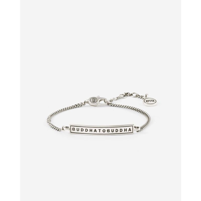 Buddha to Buddha Essential Logo Anklet zilver Large