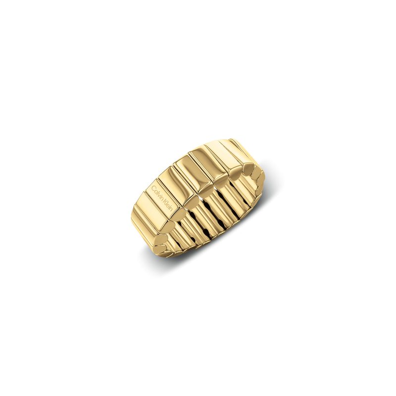 Calvin Klein CJ35000963 Dames Ring Staal Gp