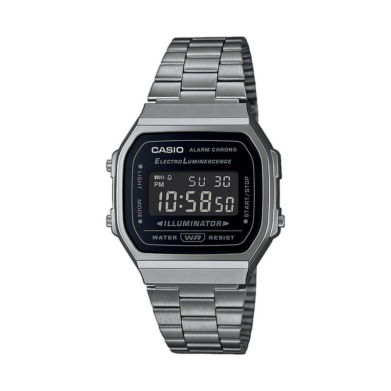Casio Vintage A168WEGG, zwart-goud