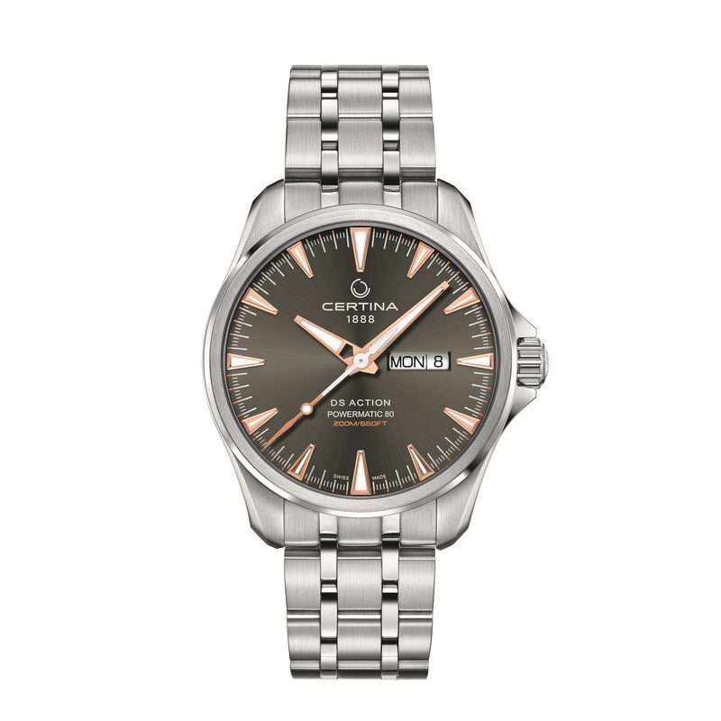 Certina Ds action/gr/a.day.d/ac/ac/cad.gris/i C0324301108101