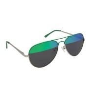 iXXXi Sunglasses Green, zilver