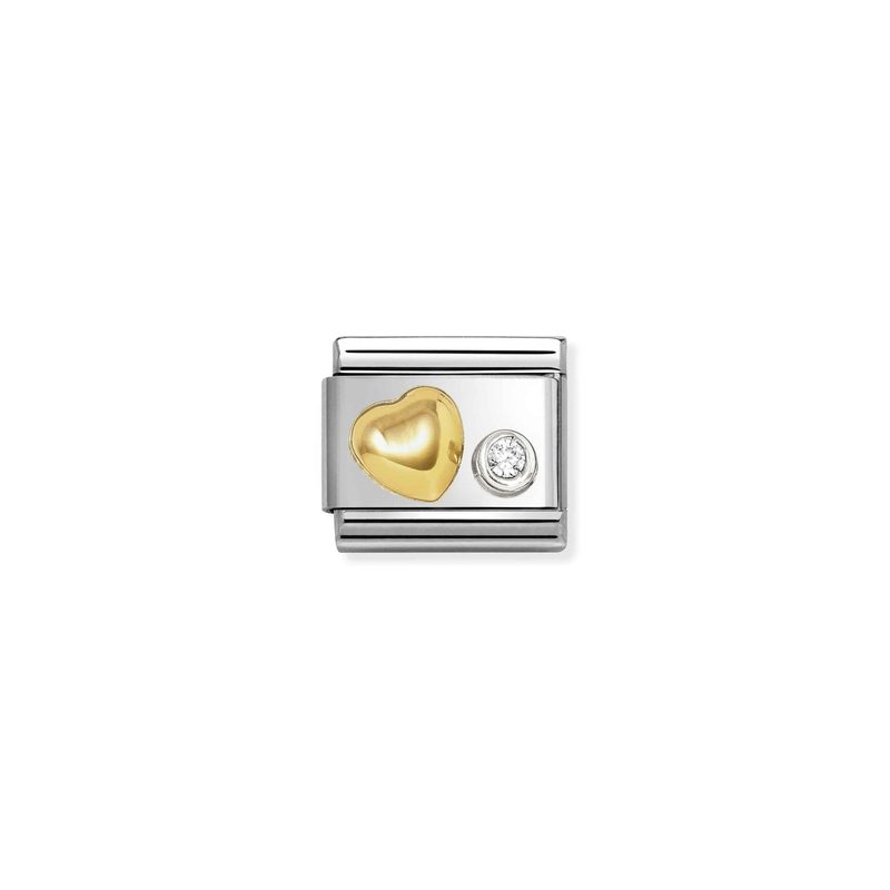Nomination Composable classic symbol raised heart …