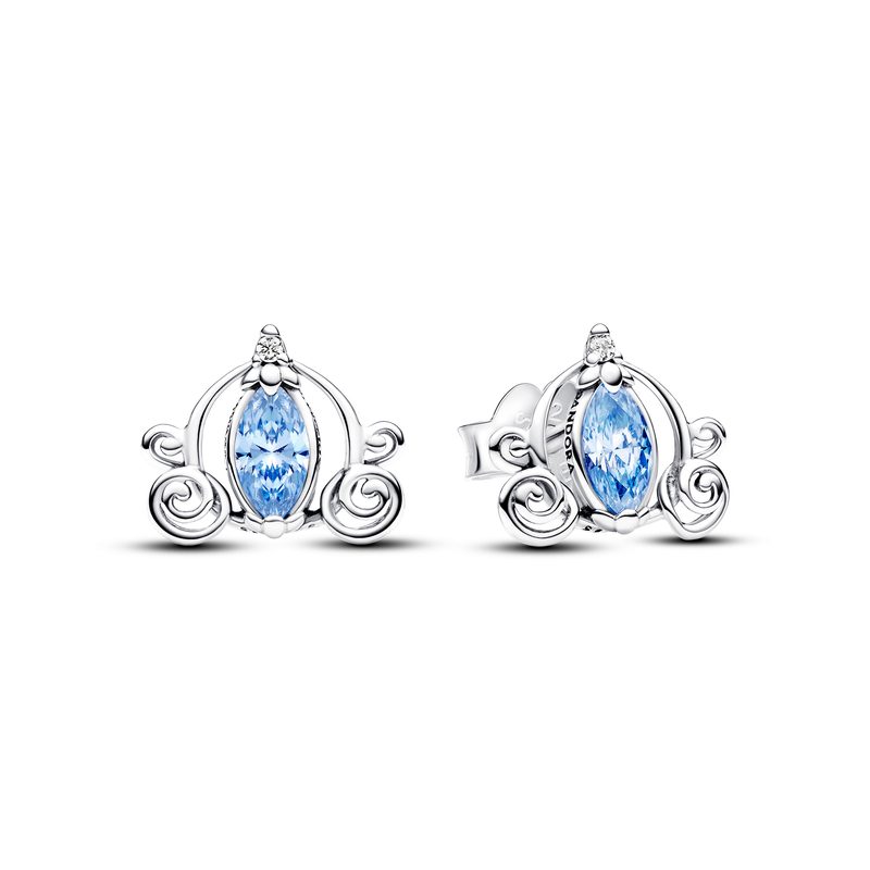 Pandora Disney Assepoesters koets oorknopjes