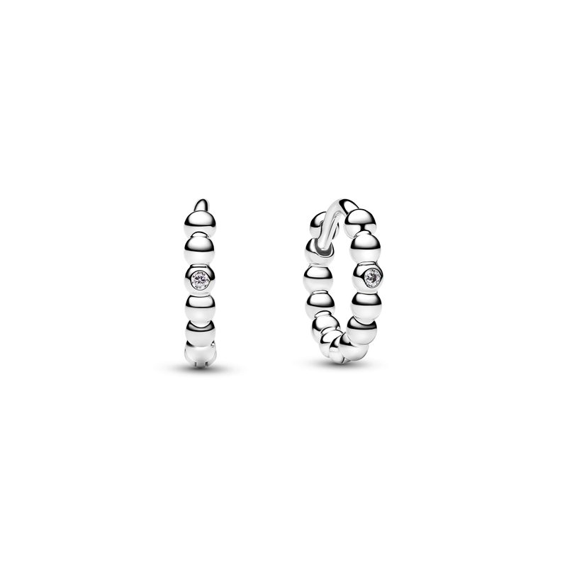 Pandora Sterling zilver huggie oorringen oorbellen
