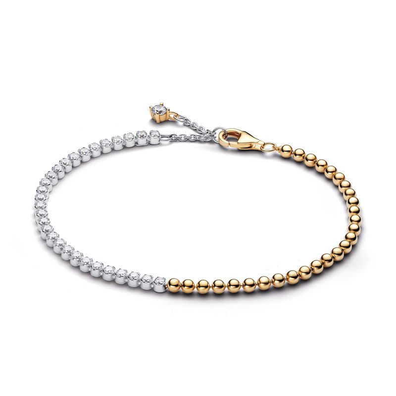 Pandora Sterling zilver en 14k verguld armband