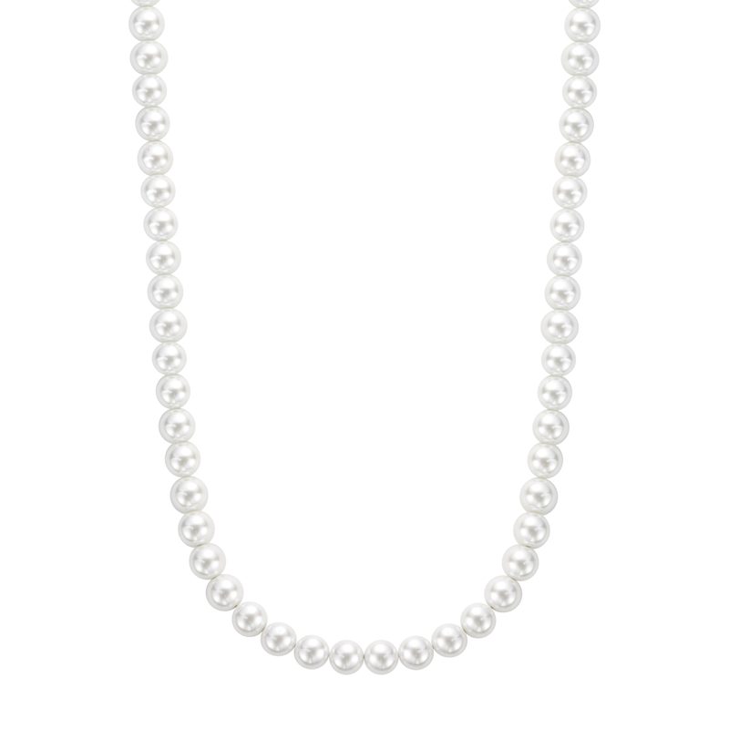 Rebel & Rose Collier Pearl Gem goud 8mm (40cm)