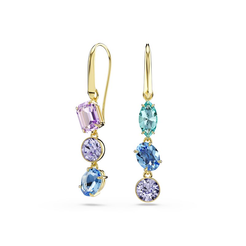 Swarovski Gema:oorstekers drape mul/gos