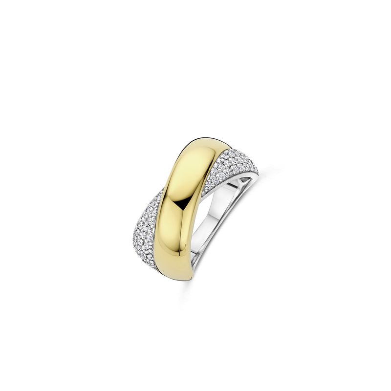 Ti Sento Ring Verguld 12404ZY/60