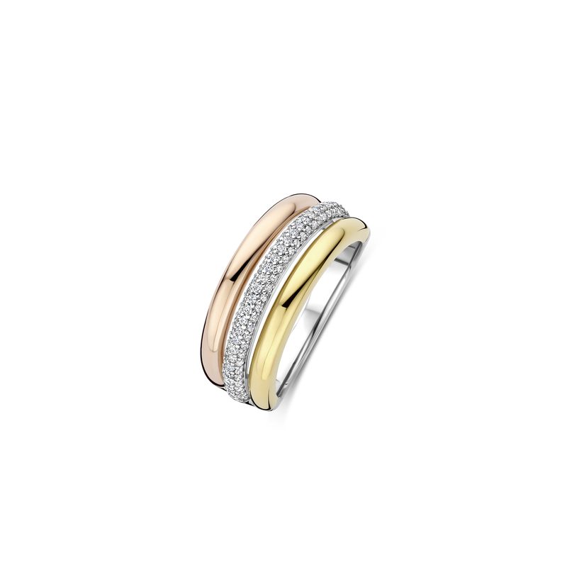 Ti Sento Ring Verguld 12427TZ/58