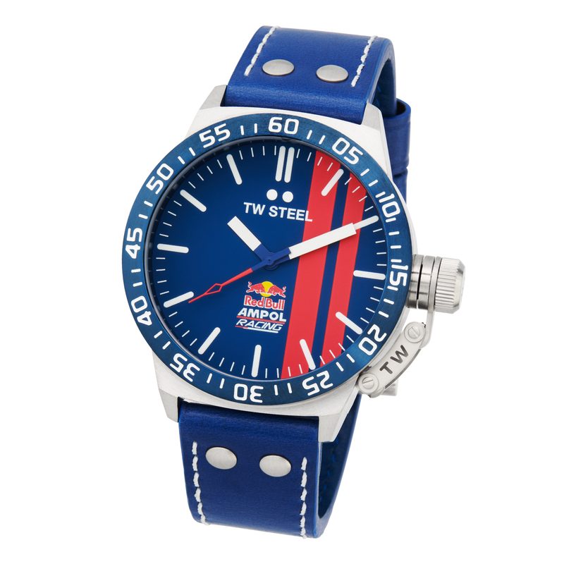 TW Steel TWCS112 Canteen Red Bull Ampol Blauw Leer …