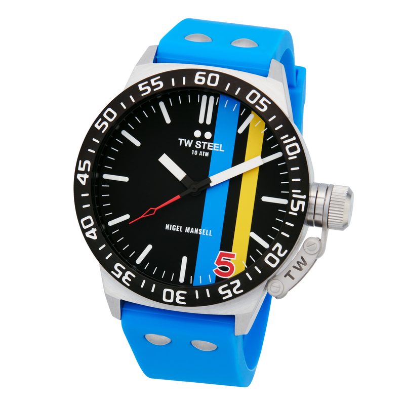 TW Steel TWCS113 Canteen Nigel Mansell Blauw Silic …