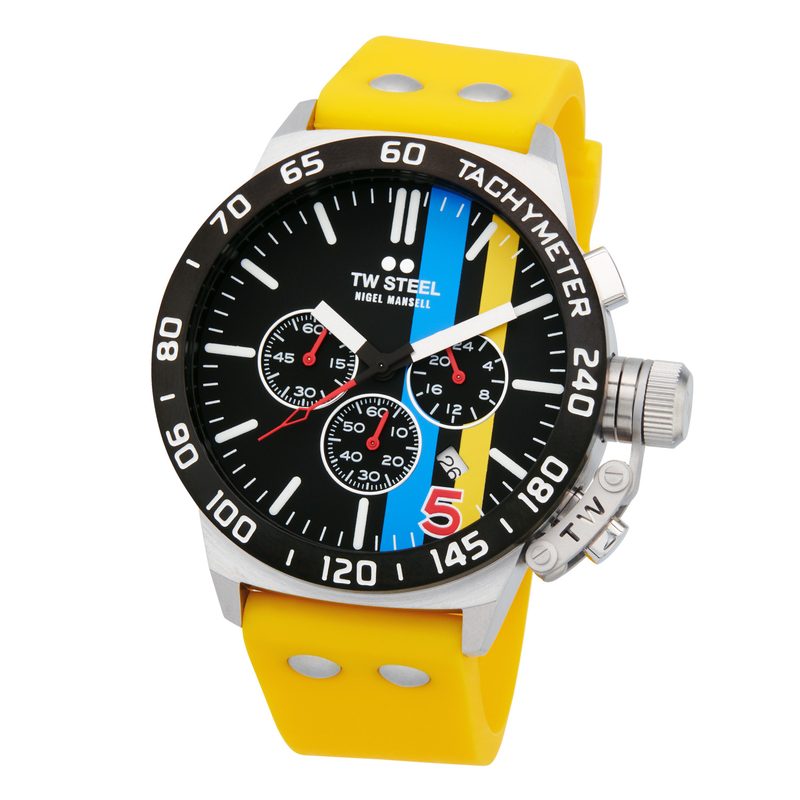 TW Steel TWCS124 Canteen Nigel Mansell Chrono Geel …
