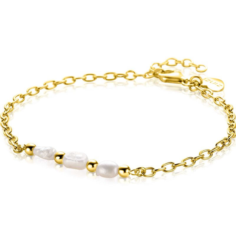 Zinzi Verguld zilveren schakelarmband …