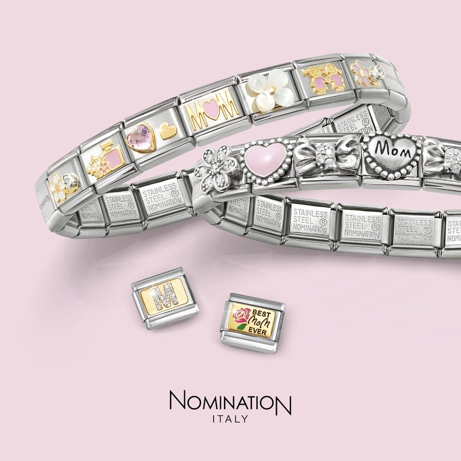 Nomination schakelarmbanden met losse schakels
