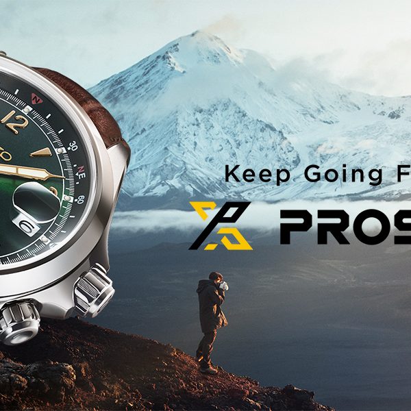 Seiko Prospex horloge met groene wijzerplaat en leren band