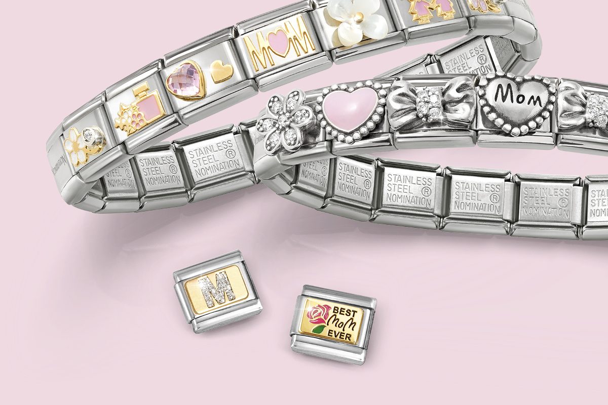 Nomination schakelarmbanden met losse schakels